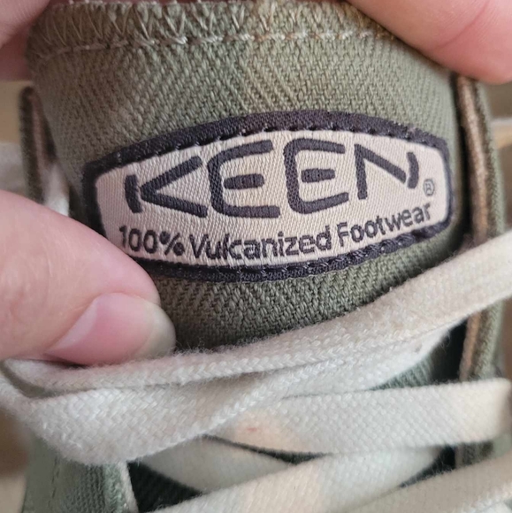 Keen Olive Green Elsa Sneakers Size 5.5 - Picture 9 of 9